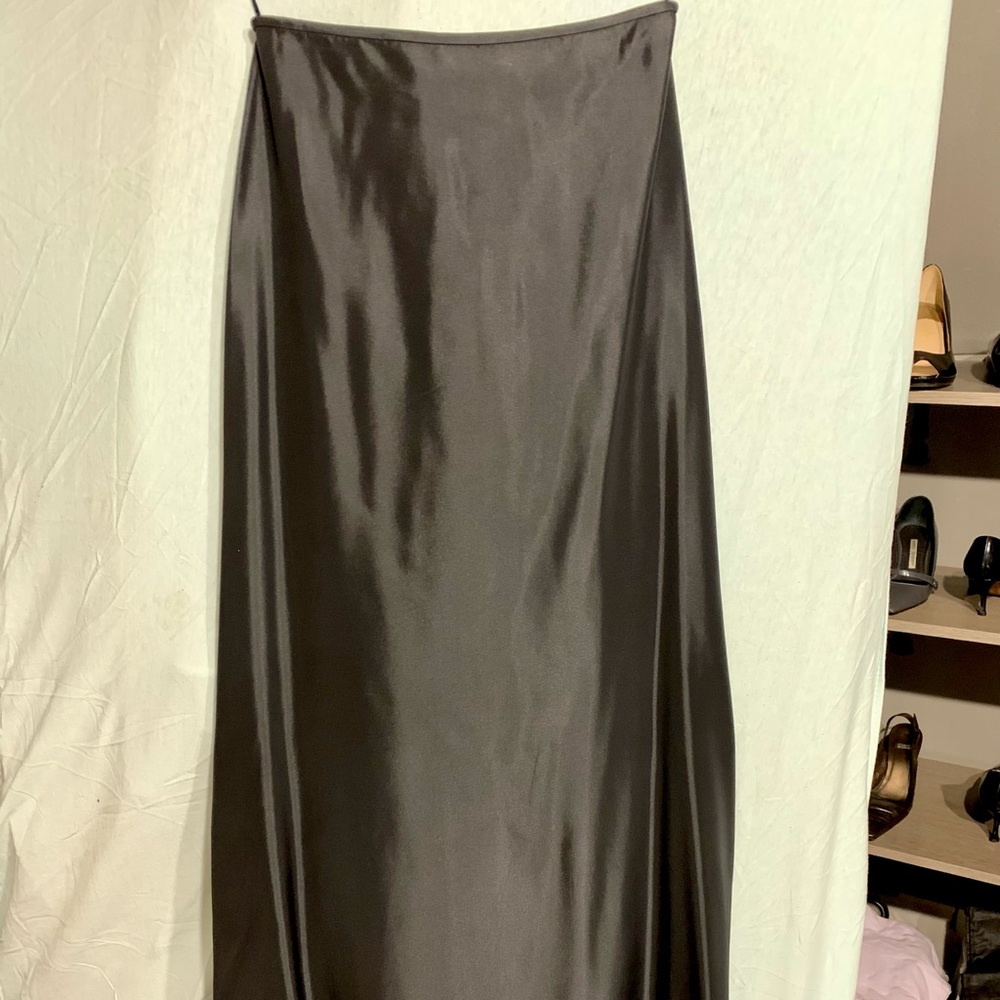 Carmen Marc Valvo floor length Silk Skirt